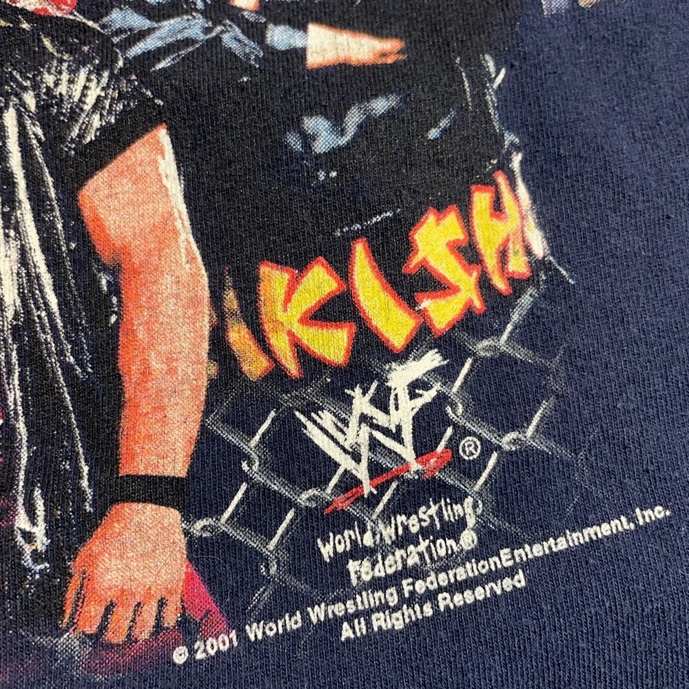 Vintage Y2K 2001 WWF Raw As I Wanna Be All Over Print T-Shirt - Picture 6 of 6